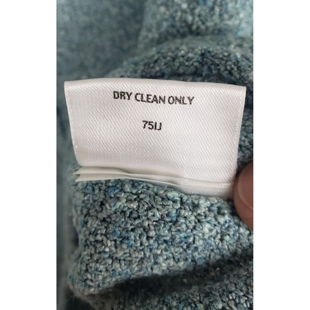 Eileen Fisher Knit Tank Sweater L Speckled Green Silk Blend Casual Work‎ Minimal - Picture 5 of 8